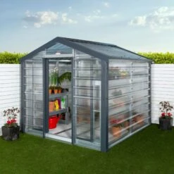 Adman Steel Sheds Multigrow 8x6.1 Greenhouse With Adjustable Vent 14 Adman Steel Sheds Multigrow 8x6.1 Greenhouse With Adjustable Vent -Bestway Garden Sales Store adman steel sheds multigrow 8x6 1 greenhouse with adjustable vent5391538910349 01i bq