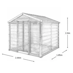 Adman Steel Sheds Multigrow 8x6.1 Greenhouse With Adjustable Vent 15 Adman Steel Sheds Multigrow 8x6.1 Greenhouse With Adjustable Vent -Bestway Garden Sales Store adman steel sheds multigrow 8x6 1 greenhouse with adjustable vent5391538910349 01t bq