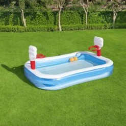 Bestway Bestway® Plain ABS Plastic & PVC Family Fun Pool (W) 1.68m X (L) 2.51m -Bestway Garden Sales Store bestway bestway plain abs plastic pvc family fun pool w 1 68m x l 2 51m6942138914153 02i