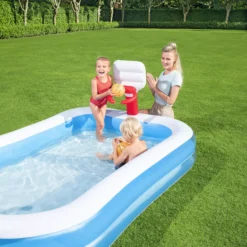 Bestway Bestway® Plain ABS Plastic & PVC Family Fun Pool (W) 1.68m X (L) 2.51m -Bestway Garden Sales Store bestway bestway plain abs plastic pvc family fun pool w 1 68m x l 2 51m6942138914153 05c