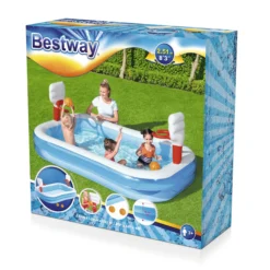 Bestway Bestway® Plain ABS Plastic & PVC Family Fun Pool (W) 1.68m X (L) 2.51m -Bestway Garden Sales Store bestway bestway plain abs plastic pvc family fun pool w 1 68m x l 2 51m6942138914153 08c