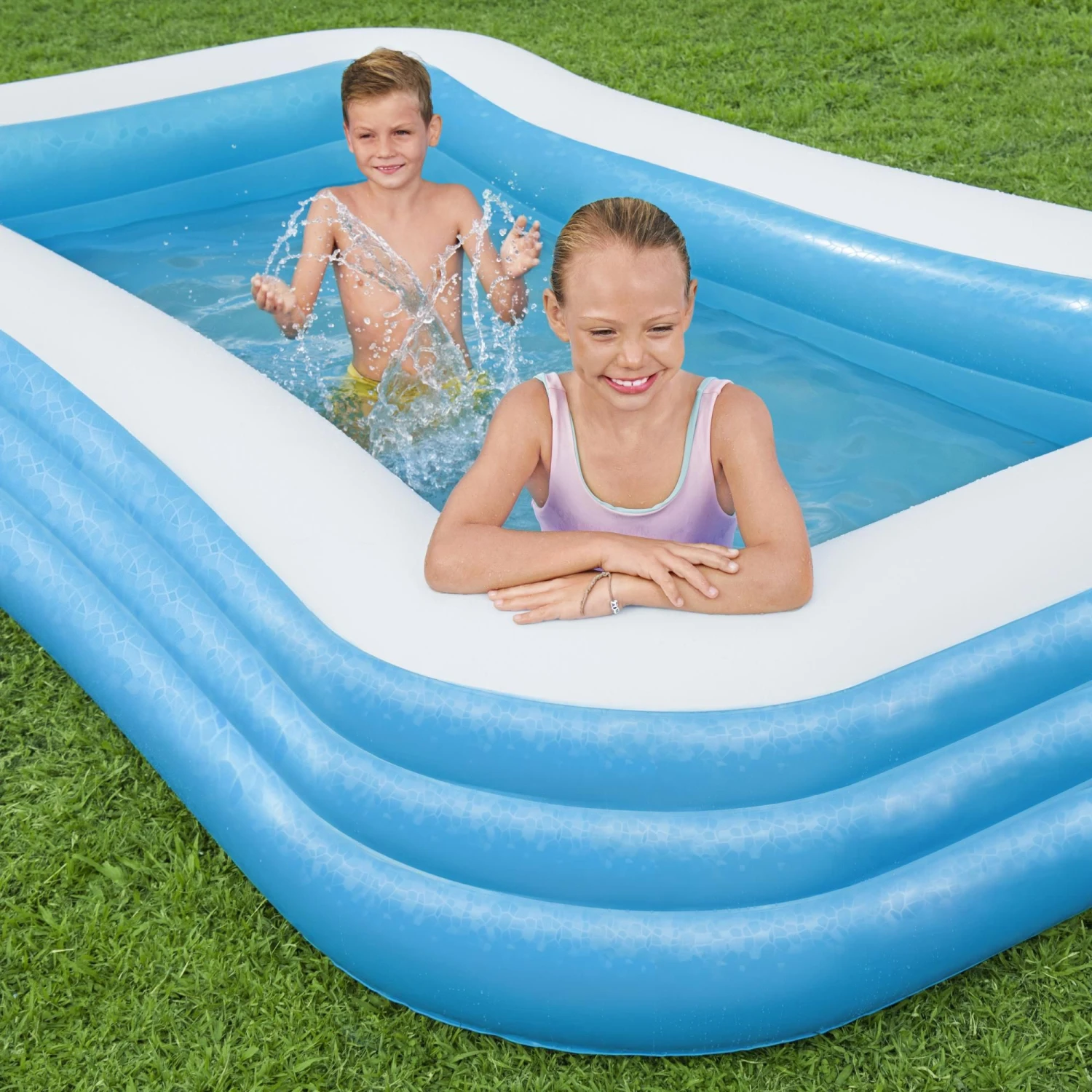 Bestway Bestway® Textured Pattern On Sidewalls PVC Family Fun Pool (W) 1.83m X (L) 3.05m 6 Bestway Bestway® Textured Pattern On Sidewalls PVC Family Fun Pool (W) 1.83m X (L) 3.05m - Image 6