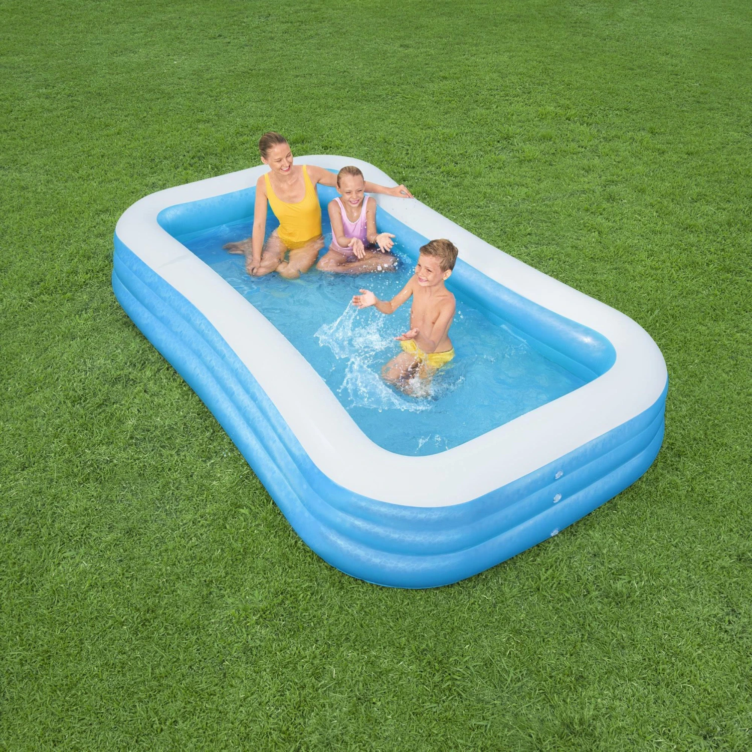 Bestway Bestway® Textured Pattern On Sidewalls PVC Family Fun Pool (W) 1.83m X (L) 3.05m 4 Bestway Bestway® Textured Pattern On Sidewalls PVC Family Fun Pool (W) 1.83m X (L) 3.05m - Image 4