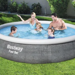Bestway Fast Set Polyvinyl Chloride (PVC) Family Fun Pool (W) 3.96m X (L) 3.96m 6 Bestway Fast Set Polyvinyl Chloride (PVC) Family Fun Pool (W) 3.96m X (L) 3.96m -Bestway Garden Sales Store bestway fast set polyvinyl chloride pvc family fun pool w 3 96m x l 3 96m6942138968316 02i bq