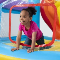 Bestway Multicolour Small Balloon Rectangular Bouncy Castle -Bestway Garden Sales Store bestway multicolour small balloon rectangular bouncy castle6942138952155 37c