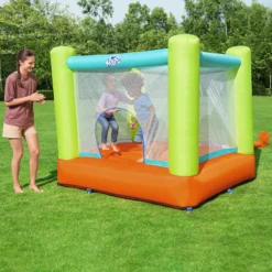 Bestway Multicolour Small Rectangular Bouncy Castle -Bestway Garden Sales Store bestway multicolour small rectangular bouncy castle6941607304198 01i