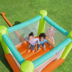 Bestway Multicolour Small Rectangular Bouncy Castle -Bestway Garden Sales Store bestway multicolour small rectangular bouncy castle6941607304198 04i