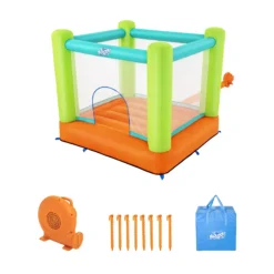 Bestway Multicolour Small Rectangular Bouncy Castle -Bestway Garden Sales Store bestway multicolour small rectangular bouncy castle6941607304198 21c