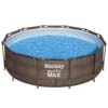 Bestway Steel Pro Rattan Print Metal & Plastic Pool