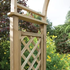 Blooma Chiltern Round Top Softwood Arch -Bestway Garden Sales Store blooma chiltern round top softwood arch5397007055627 02i BQ
