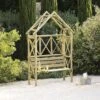 Blooma Cottage Apex Arbour, (H)2200mm (W)1370mm (D)560mm - Assembly Required