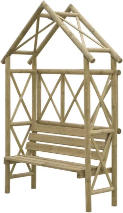 Blooma Cottage Arbour, (H)2200mm (W)560mm (D)560mm - Assembly Service Included -Bestway Garden Sales Store blooma cottage arbour h 2200mm w 560mm d 560mm assembly service included5397007111606 01c bq