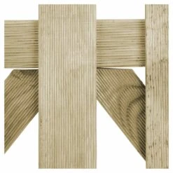 Blooma Mekong Wood Round Top Gate, (H)1m (W)1m 9 Blooma Mekong Wood Round Top Gate, (H)1m (W)1m -Bestway Garden Sales Store blooma mekong wood round top gate h 1m w 1m3663602942665 37c