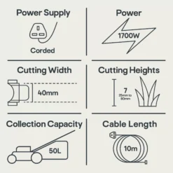 Bosch AdvancedRotak 650 Corded Rotary Lawnmower -Bestway Garden Sales Store bosch advancedrotak 650 corded rotary lawnmower4059952526621 01t EN bq