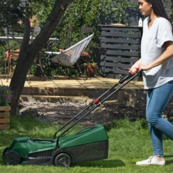 Bosch Rotary Hand-propelled Lawnmower & Grass Trimmer Set 18V Lawncare Set -Bestway Garden Sales Store bosch rotary hand propelled lawnmower grass trimmer set 18v lawncare set4059952634418 02i