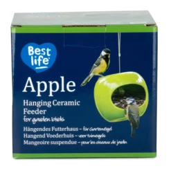 CJ Wildlife Ceramic Feeder Bird Mixes Green Apple Bird Feeder 0.5L -Bestway Garden Sales Store cj wildlife ceramic feeder bird mixes green apple bird feeder 0 5l5051054276298 05c