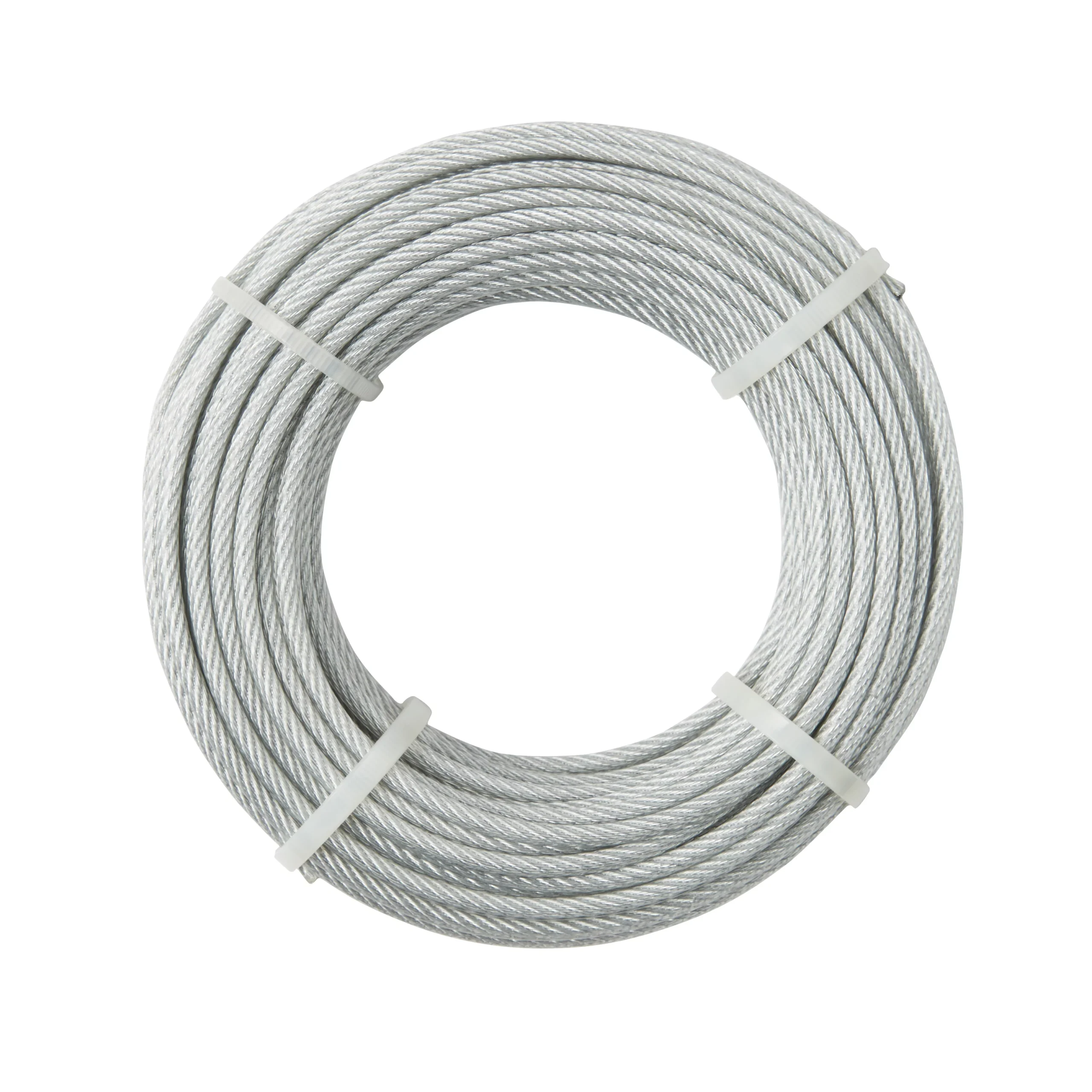 Diall White PVC & Steel Cable, (L)20m (Dia)2.5mm 2 Diall White PVC & Steel Cable, (L)20m (Dia)2.5mm - Image 2