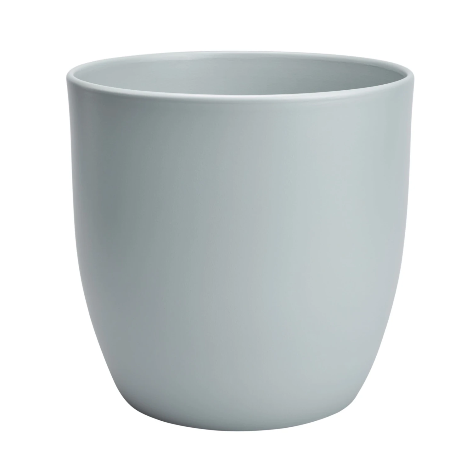 Duck Egg Ceramic Round Plant Pot (Dia)27cm 1 Duck Egg Ceramic Round Plant Pot (Dia)27cm