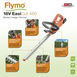 Flymo EasiCut 450 18V 450mm Cordless Hedge Trimmer -Bestway Garden Sales Store flymo easicut 450 18v 450mm cordless hedge trimmer7392930760868 01t bq