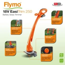 Flymo EasiTrim 250 18V 250mm Cordless Grass Trimmer -Bestway Garden Sales Store flymo easitrim 250 18v 250mm cordless grass trimmer7392930760943 01t bq