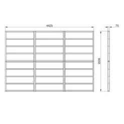Forest 15x10 Timber Shed Base (L) 301cm X (W) 442.5cm - Assembly Service Included 5 Forest 15x10 Timber Shed Base (L) 301cm X (W) 442.5cm - Assembly Service Included -Bestway Garden Sales Store forest 15x10 timber shed base l 301cm x w 442 5cm assembly service included5013053182260 01t bq