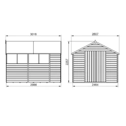 Forest Garden 10x8 Ft Apex Shiplap Wooden 2 Door 4 Windows Shed With Floor 38 Forest Garden 10x8 Ft Apex Shiplap Wooden 2 Door 4 Windows Shed With Floor -Bestway Garden Sales Store forest garden 10x8 ft apex shiplap wooden 2 door 4 windows shed with floor5013053178812 04t bq