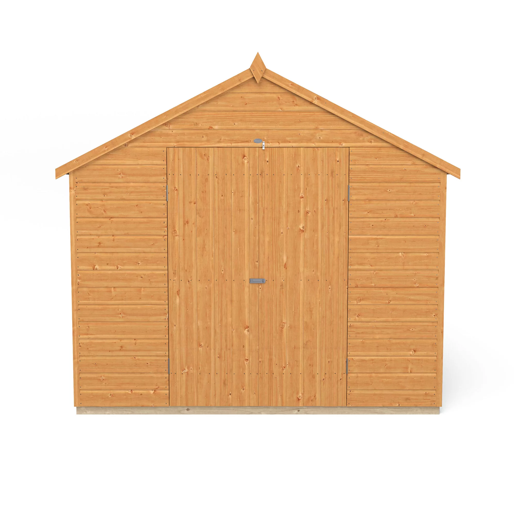 Forest Garden 10x8 Ft Apex Shiplap Wooden 2 Door 4 Windows Shed With Floor 6 Forest Garden 10x8 Ft Apex Shiplap Wooden 2 Door 4 Windows Shed With Floor - Image 6
