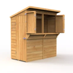 Forest Garden 6x3 Pent Dip Treated Shiplap Wooden Shed With Floor - Assembly Service Included -Bestway Garden Sales Store forest garden 6x3 pent dip treated shiplap wooden shed with floor assembly service included5013053184073 02c