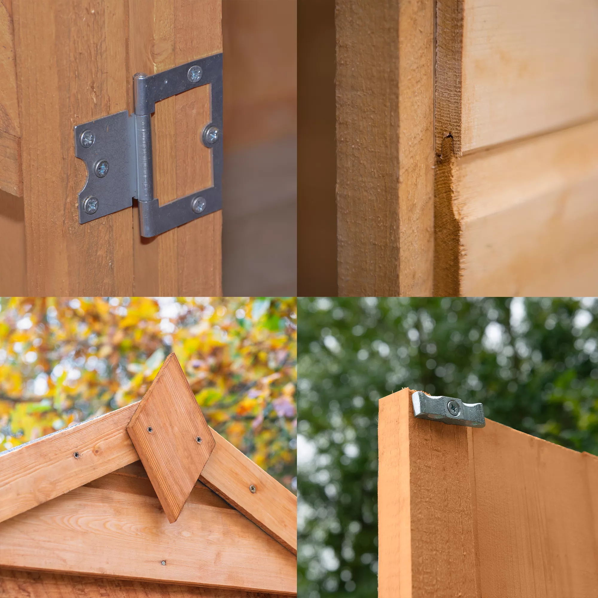 Forest Garden 6x4 Apex Dip Treated Shiplap Wooden Shed With Floor 4 Forest Garden 6x4 Apex Dip Treated Shiplap Wooden Shed With Floor - Image 4