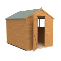 Forest Garden 8x6 Ft Apex Shiplap Wooden 2 Windows Shed With Floor (Base Included) -Bestway Garden Sales Store forest garden 8x6 ft apex shiplap wooden 2 windows shed with floor base included 5013053178737 03c bq