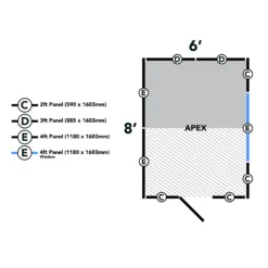 Forest Garden 8x6 Ft Apex Shiplap Wooden 2 Windows Shed With Floor (Base Included) -Bestway Garden Sales Store forest garden 8x6 ft apex shiplap wooden 2 windows shed with floor base included 5013053178737 05t bq