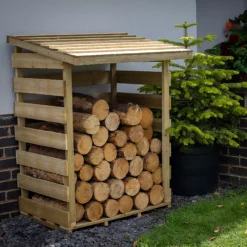Forest Garden Compact Timber 3x3 Ft Pent Log Store 12 Forest Garden Compact Timber 3x3 Ft Pent Log Store -Bestway Garden Sales Store forest garden compact timber 3x3 ft pent log store5013053189900 04i