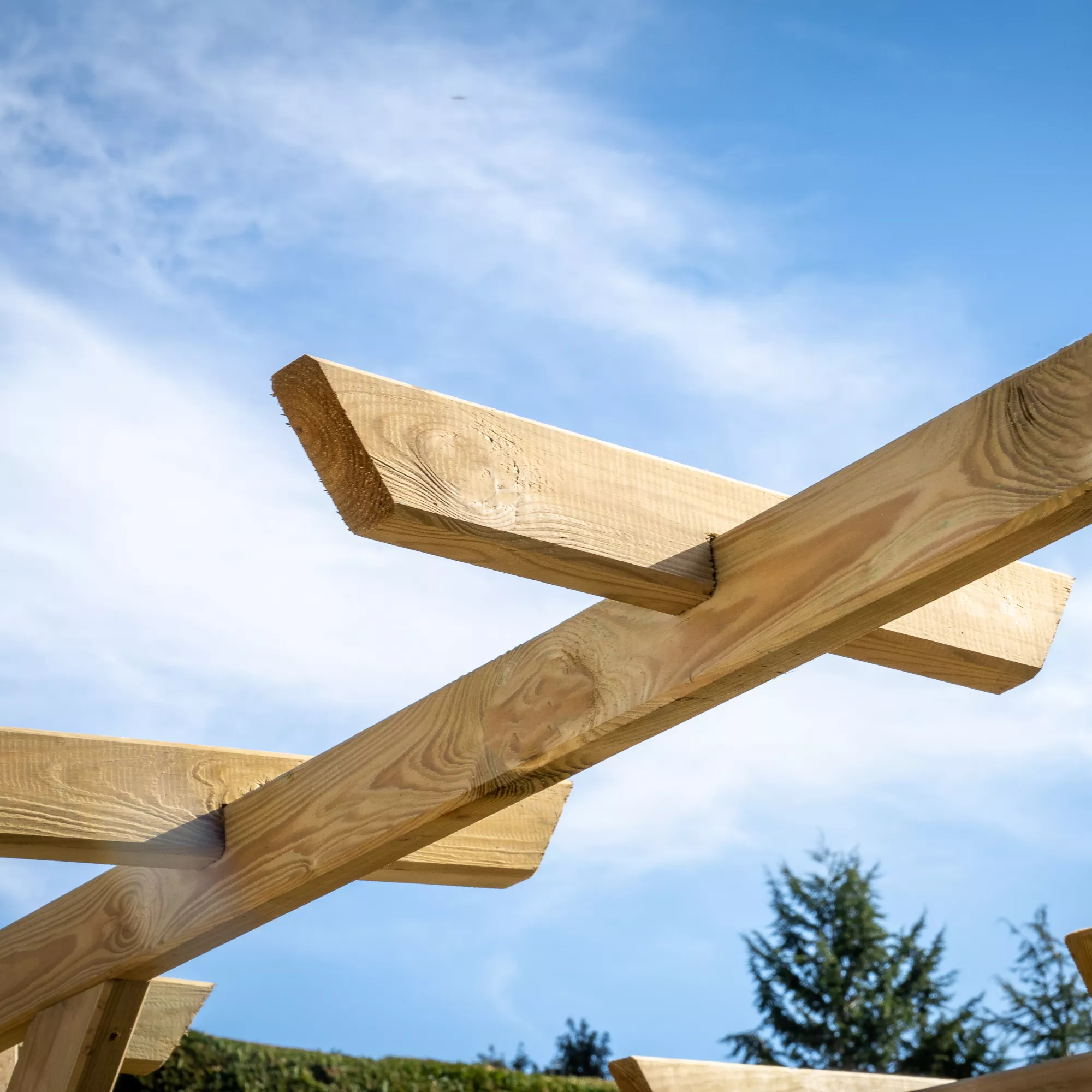 Forest Garden Hanbury Flat Top European Softwood Arch (H) 213.5cm X (W) 209cm 4 Forest Garden Hanbury Flat Top European Softwood Arch (H) 213.5cm X (W) 209cm - Image 4