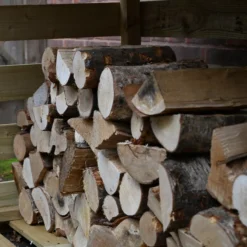 Forest Garden Large Timber 6x3 Ft Pent Log Store -Bestway Garden Sales Store forest garden large timber 6x3 ft pent log store5013053189924 02i