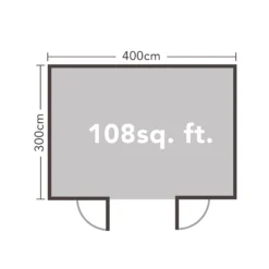 Forest Garden Melbury 4x3 Toughened Glass Pent Loglap Solid Wood Cabin With Double Door - Assembly Service Included 16 Forest Garden Melbury 4x3 Toughened Glass Pent Loglap Solid Wood Cabin With Double Door - Assembly Service Included -Bestway Garden Sales Store forest garden melbury 4x3 toughened glass pent loglap solid wood cabin with double door assembly service included5013053181744 02t bq