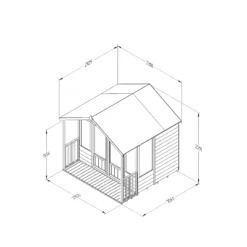 Forest Garden Oakley 7x7 Apex Overlap Solid Wood Summer House With Double Door (Base Included) - Assembly Service Included 7 Forest Garden Oakley 7x7 Apex Overlap Solid Wood Summer House With Double Door (Base Included) - Assembly Service Included -Bestway Garden Sales Store forest garden oakley 7x7 apex overlap solid wood summer house with double door base included assembly service included5013053188705 01t bq