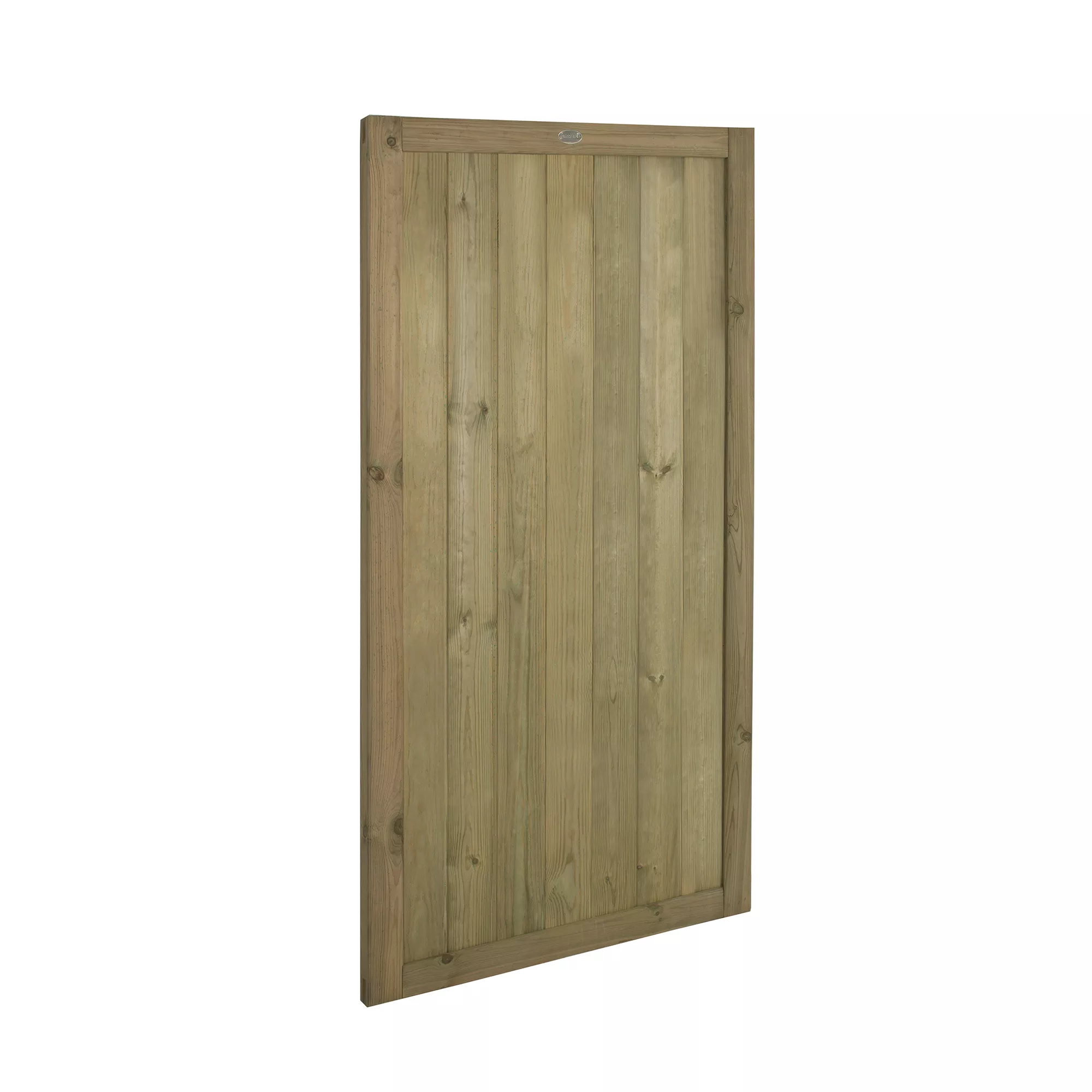 Forest Garden Tongue & Groove Wood Slatted Gate, (H)1.8m (W)0.9m 1 Forest Garden Tongue & Groove Wood Slatted Gate, (H)1.8m (W)0.9m