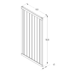 Forest Garden Tongue & Groove Wood Slatted Gate, (H)1.8m (W)0.9m 5 Forest Garden Tongue & Groove Wood Slatted Gate, (H)1.8m (W)0.9m -Bestway Garden Sales Store forest garden tongue groove wood slatted gate h 1 8m w 0 9m5013053168028 04t bq