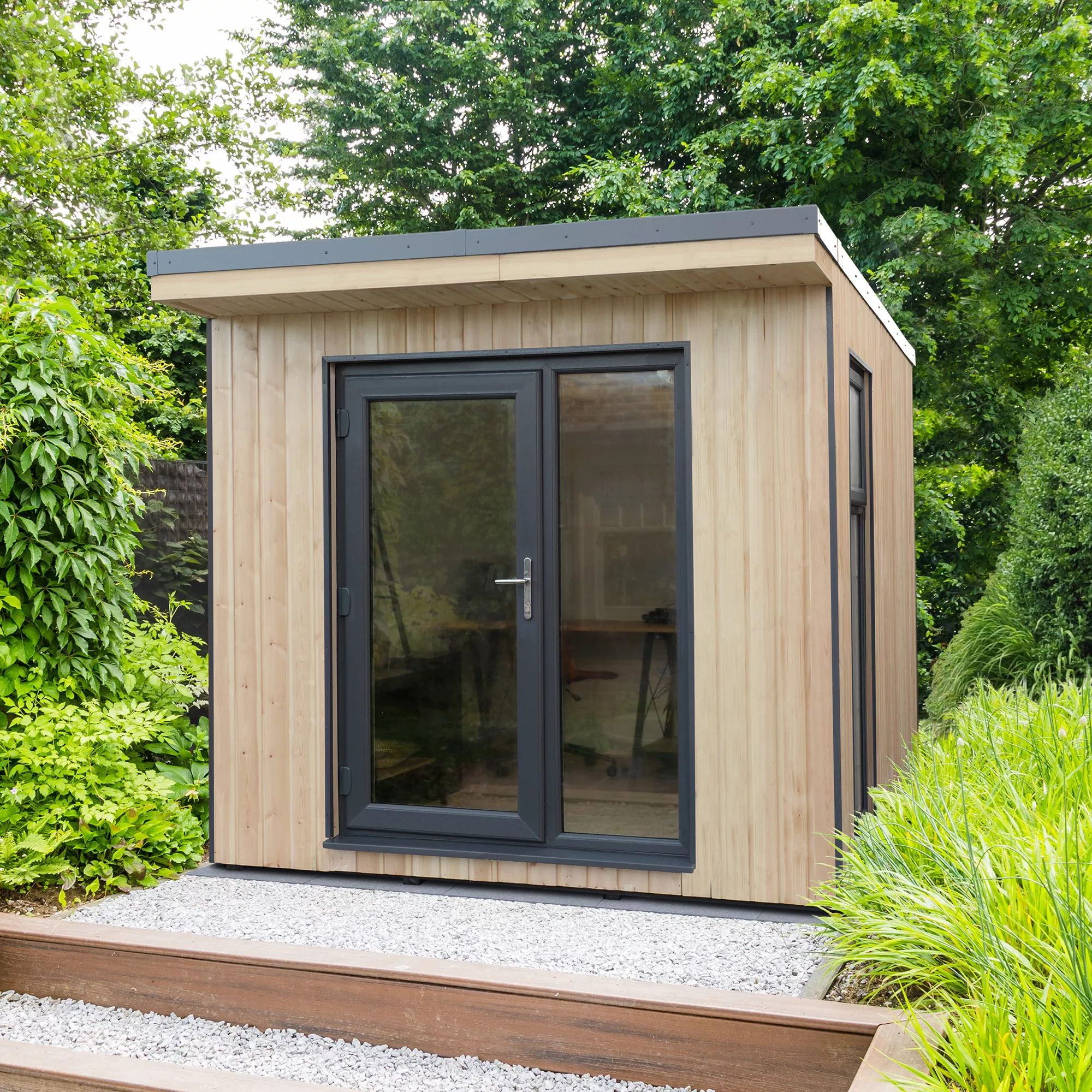 Forest Garden Xtend 8x9 Pent Tongue & Groove Garden Office With Single Door 1 Forest Garden Xtend 8x9 Pent Tongue & Groove Garden Office With Single Door