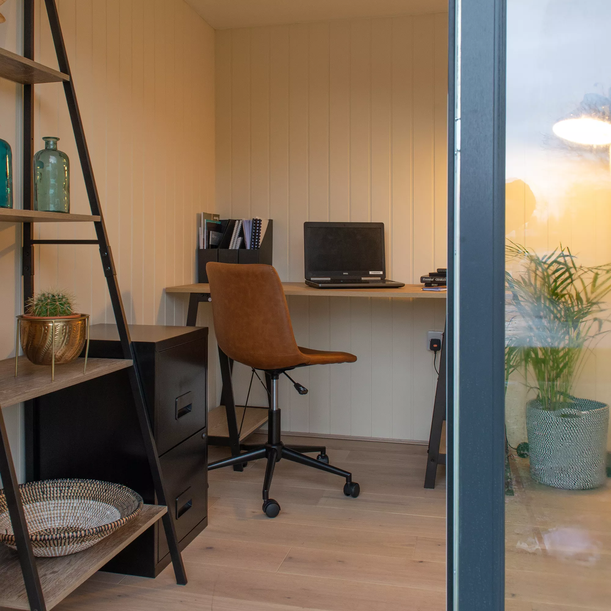 Forest Garden Xtend 8x9 Pent Tongue & Groove Garden Office With Single Door 17 Forest Garden Xtend 8x9 Pent Tongue & Groove Garden Office With Single Door - Image 17