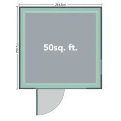 Forest Garden Xtend+ 8x9 Pent Tongue & Groove Garden Office 37 Forest Garden Xtend+ 8x9 Pent Tongue & Groove Garden Office -Bestway Garden Sales Store forest garden xtend 8x9 pent tongue groove garden office5013053183557 03t