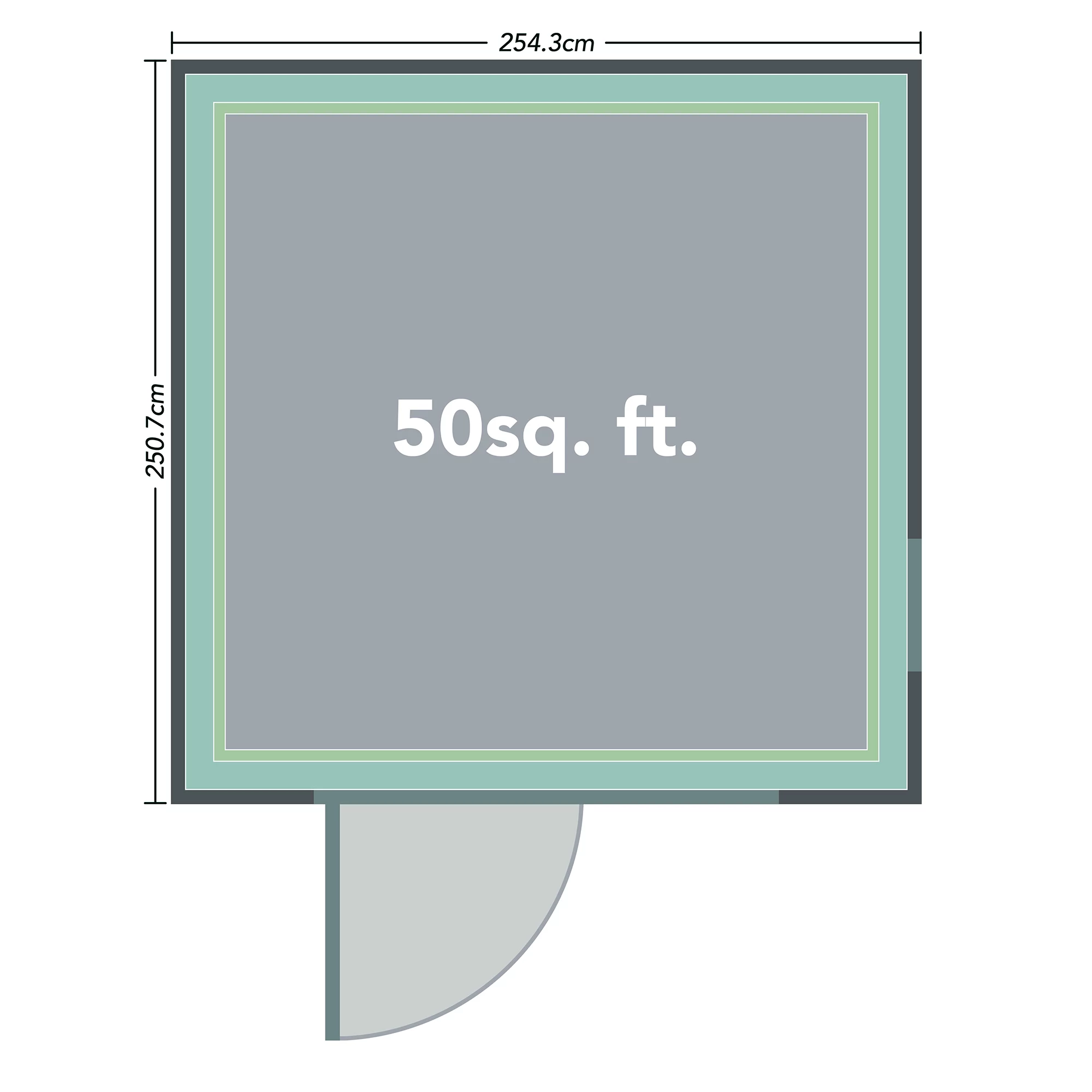 Forest Garden Xtend+ 8x9 Pent Tongue & Groove Garden Office 19 Forest Garden Xtend+ 8x9 Pent Tongue & Groove Garden Office - Image 19