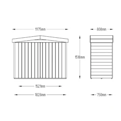 Forest Tongue & Groove 6.5x2.6 Apex Garden Storage 2000L -Bestway Garden Sales Store forest tongue groove 6 5x2 6 apex garden storage 2000l5013053163245 01t bq