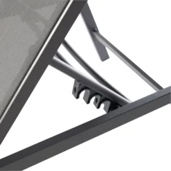 GoodHome Moorea Grey Metal Sun Lounger -Bestway Garden Sales Store goodhome moorea grey metal sun lounger5059340347356 37c