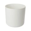 GoodHome White Plastic Circular Plant Pot (Dia)30.5cm