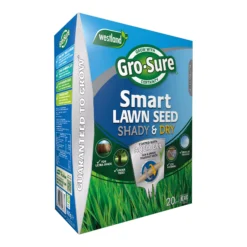 Gro-Sure Smart Seed Lawn Fertiliser 20m² 0.8kg -Bestway Garden Sales Store gro sure smart seed lawn fertiliser 20m 0 8kg5023377009730 01c bq
