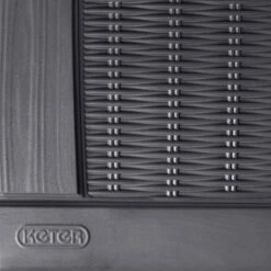 Keter Borneo Rattan Effect Plastic Garden Storage Box -Bestway Garden Sales Store keter borneo rattan effect plastic garden storage box7290103669065 03bq