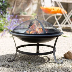 La Hacienda Albion Steel Firepit -Bestway Garden Sales Store la hacienda albion steel firepit5055025581657 03i bq