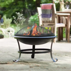 La Hacienda Albion Steel Firepit -Bestway Garden Sales Store la hacienda albion steel firepit5055025581657 06i bq