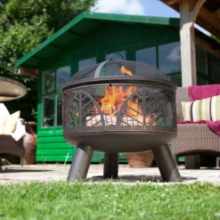 La Hacienda Alexis Steel Firepit -Bestway Garden Sales Store la hacienda alexis steel firepit5055025581688 01i bq